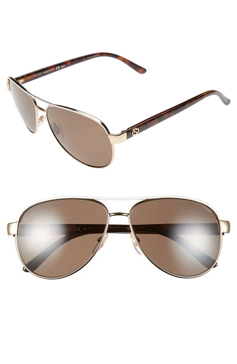 gucci mini running acetate sunglasses|gucci 58mm polarized aviator sunglasses.